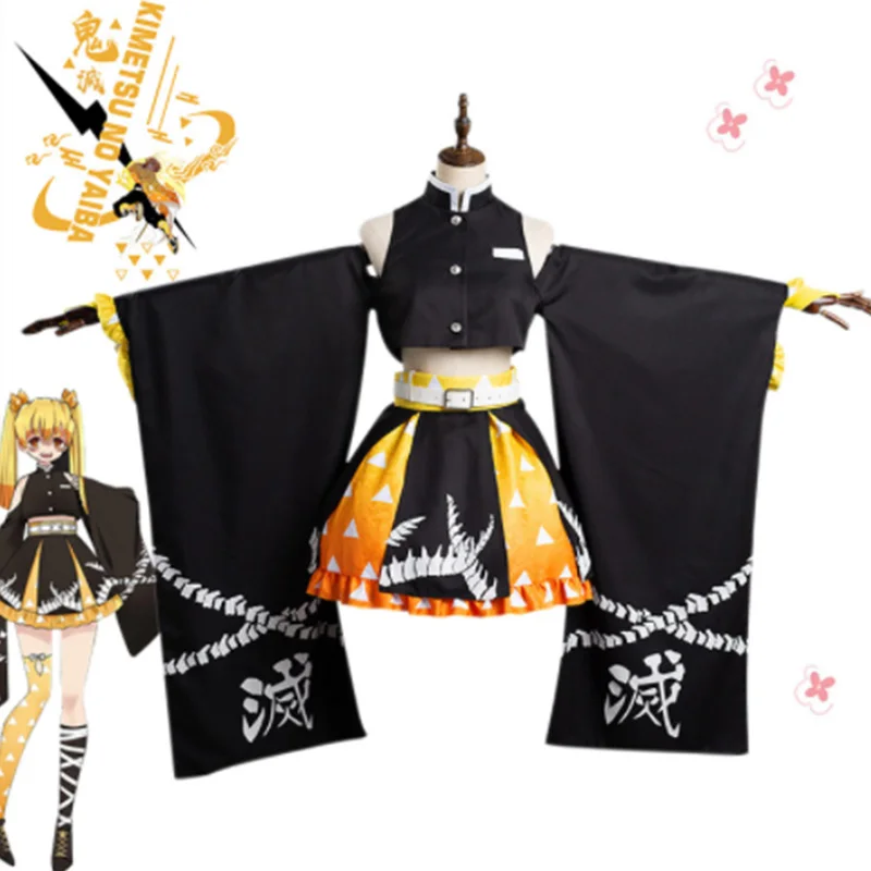 Anime Demon Slayer Agatsuma Zenitsu Cosplay Costume Kimono Outfits Halloween Carnival Women Dress
Anime Demon Slayer Agatsuma Zenitsu Cosplay Costume Kimono Outfits Halloween Carnival Women Dress