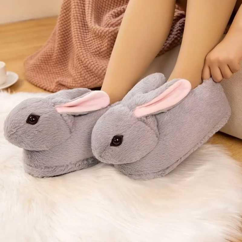Cute Cartoon Rabbit All Inclusive Winter Warm Home Slippers Adult Girl Lady Plush Head Silent Indoor Floor Women Fun Slippers
Cute Cartoon Rabbit All Inclusive Winter Warm Home Slippers Adult Girl Lady Plush Head Silent Indoor Floor Women Fun Slippers