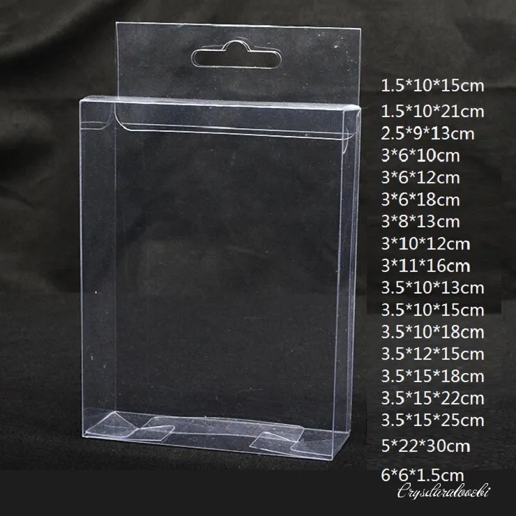 30pcs Pvc Box Clear Plastic Packaging Boxes with Hanging Hole Crafts Gift Display Transparent Package Boxes
30pcs Pvc Box Clear Plastic Packaging Boxes with Hanging Hole Crafts Gift Display Transparent Package Boxes