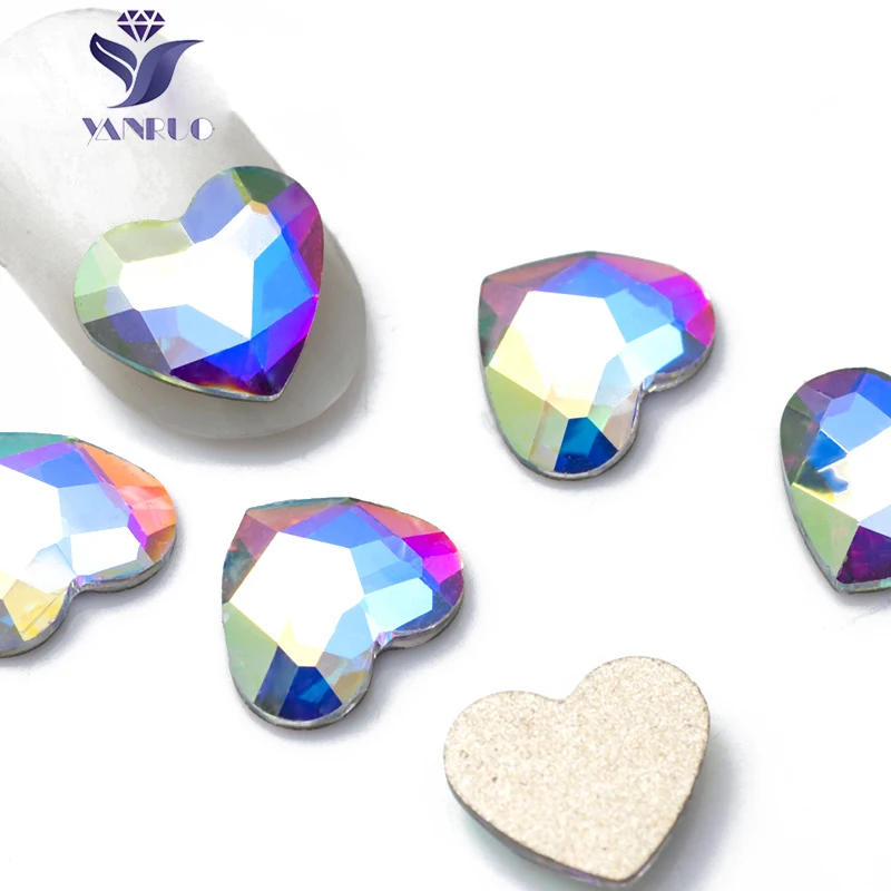 YanRuo 20pcs Heart Shaped Flatback Diamond Nail Accessories Glass Strass Rhinestone 3D DIY Design Parts For Nail Art Decorations
YanRuo 20pcs Heart Shaped Flatback Diamond Nail Accessories Glass Strass Rhinestone 3D DIY Design Parts For Nail Art Decorations