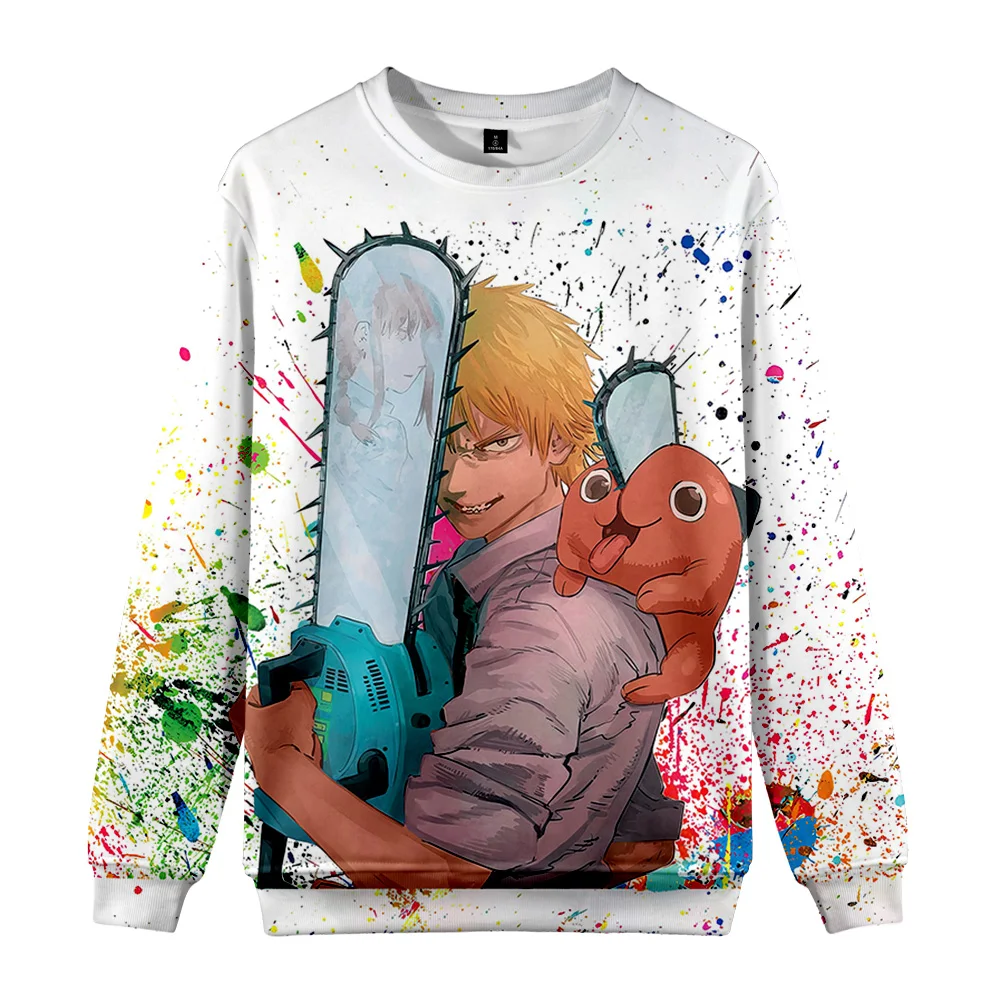 Chainsaw Man Sweatshirt O-neck cosplay Pullovers New Streetwear Unisex Harajuku Sweatshirt
Chainsaw Man Sweatshirt O-neck cosplay Pullovers New Streetwear Unisex Harajuku Sweatshirt
