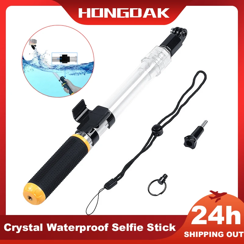 HONGDAK Monopod Waterproof Crystal Selfie Stick Telescopic Transparent Diving Rod for Phone Gopro Go Pro HERO 10 9 8 7 6 5 SJCAM
HONGDAK Monopod Waterproof Crystal Selfie Stick Telescopic Transparent Diving Rod for Phone Gopro Go Pro HERO 10 9 8 7 6 5 SJCAM