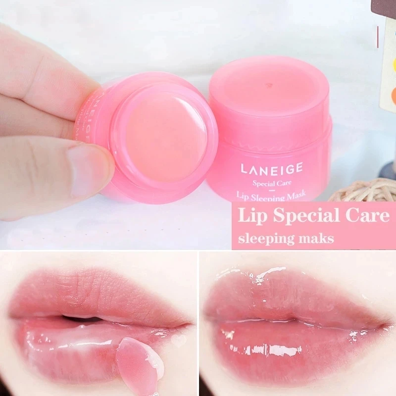 

Lip Balm South Korea Lip Sleep Mask Night Sleep Maintenance Moisturizing Lip Gloss Nourishing Lip Care Bleach Cream 3g/20g
