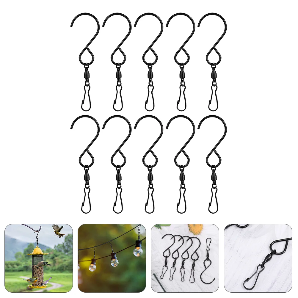 10 Pcs Outdoor Hooks For Hanging String Light Hook Hanger Clip 360 Degree Swivel Wind Hangers Stainless Steel
10 Pcs Outdoor Hooks For Hanging String Light Hook Hanger Clip 360 Degree Swivel Wind Hangers Stainless Steel