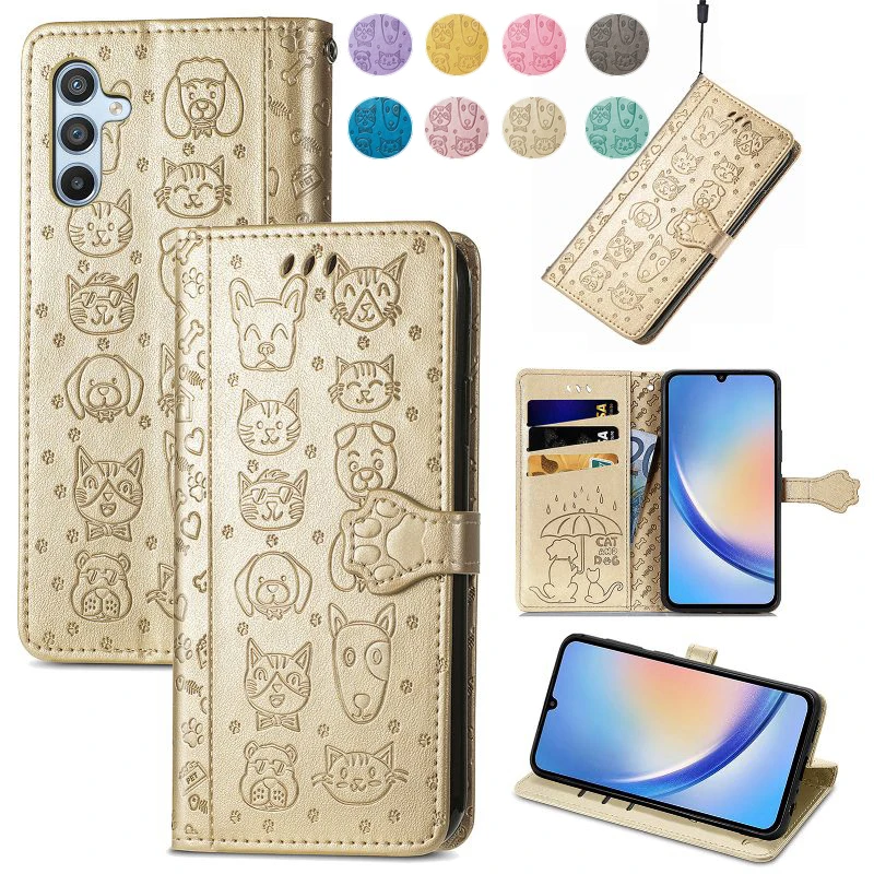 Flip Cover Phone Case For Samsung Galaxy A34 A30 A24 A23 A20 A13 A80 A03 A01 Core F14 Animal Pattern Wallet Card Holder Cover
Flip Cover Phone Case For Samsung Galaxy A34 A30 A24 A23 A20 A13 A80 A03 A01 Core F14 Animal Pattern Wallet Card Holder Cover