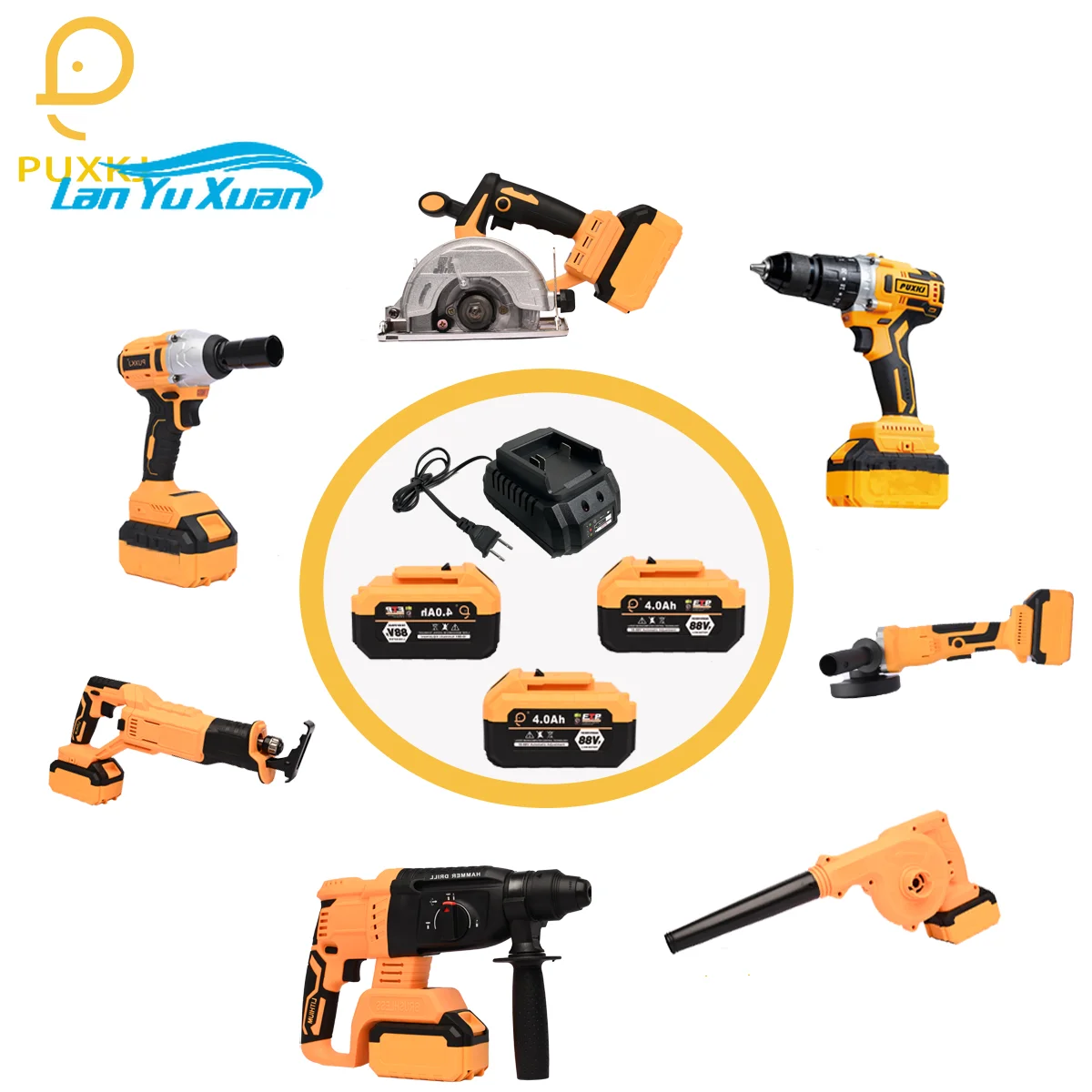 Factory China Brushless Blower Saw Grinder Impact Wrench conjunto de ferramentas cordless combo power tool combo kits
Factory China Brushless Blower Saw Grinder Impact Wrench conjunto de ferramentas cordless combo power tool combo kits