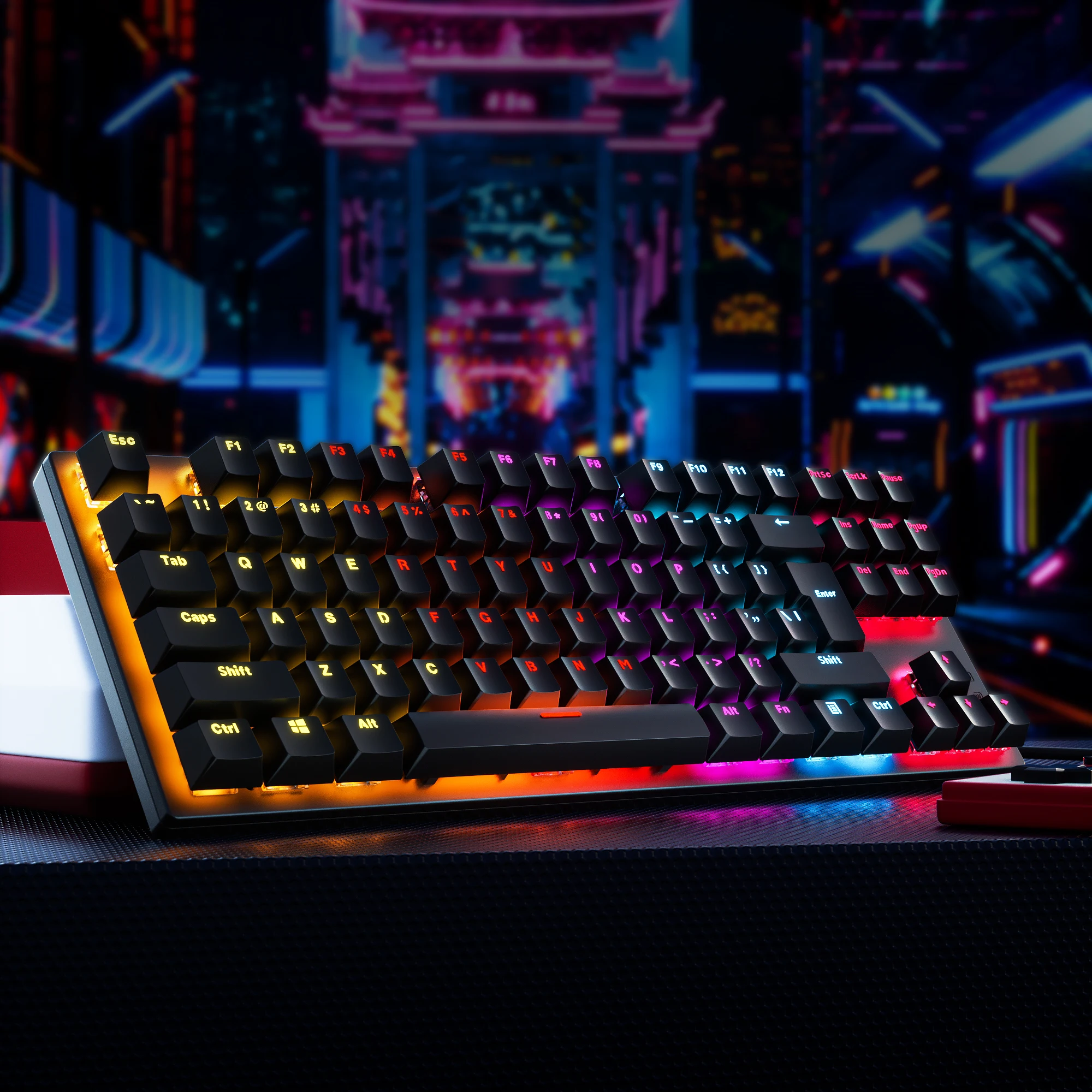 Механическая клавиатура 87 клавиш Rgb смешансветильник свет Проводная зеленая ось Abs компьютерная игровая цифровая светящаяся клавиатура на ...
Механическая клавиатура 87 клавиш Rgb смешансветильник свет Проводная зеленая ось Abs компьютерная игровая цифровая светящаяся клавиатура на ...