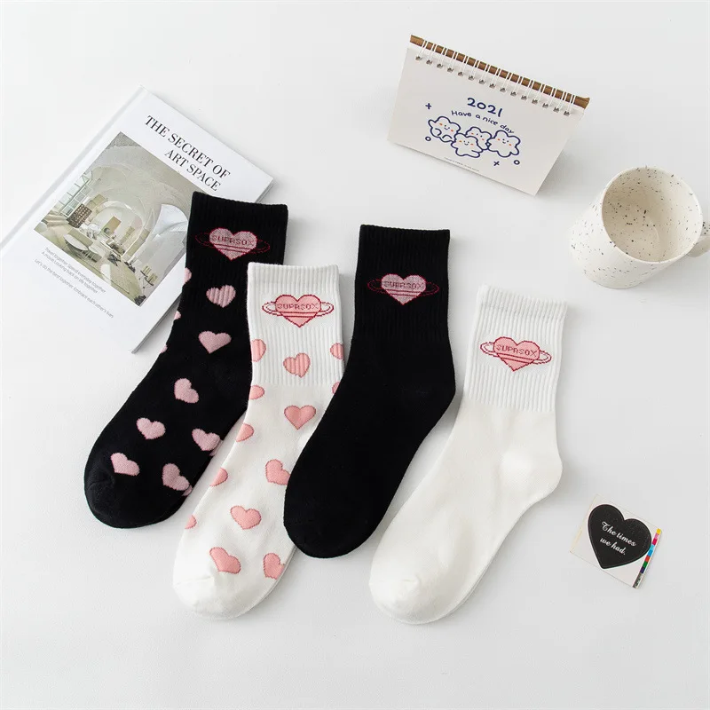 Heart Print Kawaii Cotton Socks Women Love Ladies Femme High Art Warm Sokken Cute Designer Socks 2022 Hot Selling
Heart Print Kawaii Cotton Socks Women Love Ladies Femme High Art Warm Sokken Cute Designer Socks 2022 Hot Selling