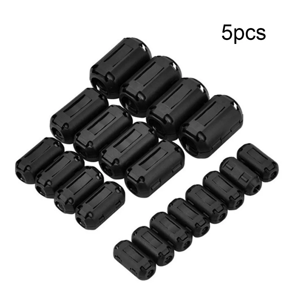 5pcs 3.5/5/7/9/13mm Toroidal Core Ferrite Bead Clip Choke EMI RFI Noise Filter Clip For USB/Firewire/ Phone/ Powerline
5pcs 3.5/5/7/9/13mm Toroidal Core Ferrite Bead Clip Choke EMI RFI Noise Filter Clip For USB/Firewire/ Phone/ Powerline