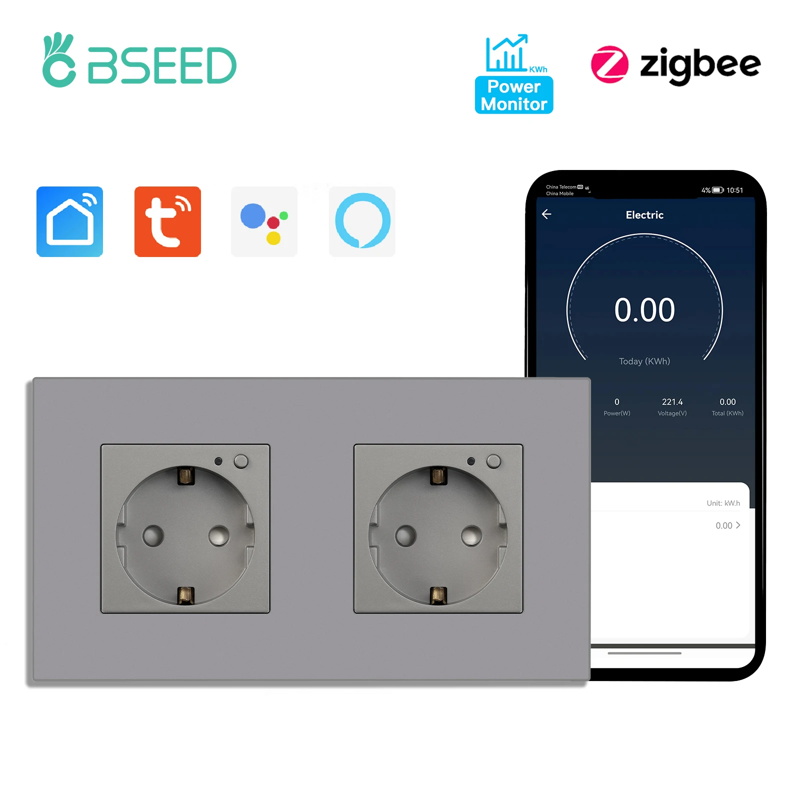 БСЕЕД умная розетка Zigbee EU 20Вт с USB портом
БСЕЕД умная розетка Zigbee EU 20Вт с USB портом