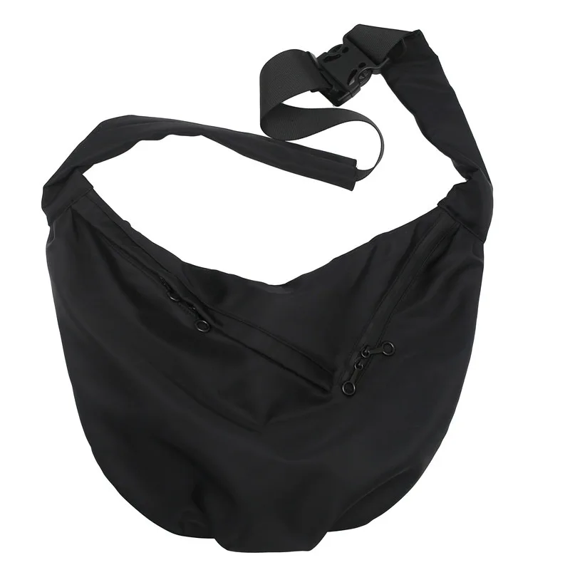 

Женская сумка через плечо в стиле ретро, модная вместительная простая нейлоновая холщовая Повседневная нагрудная сумочка из ткани «Оксфорд», мешок на одно плечо для подмышек