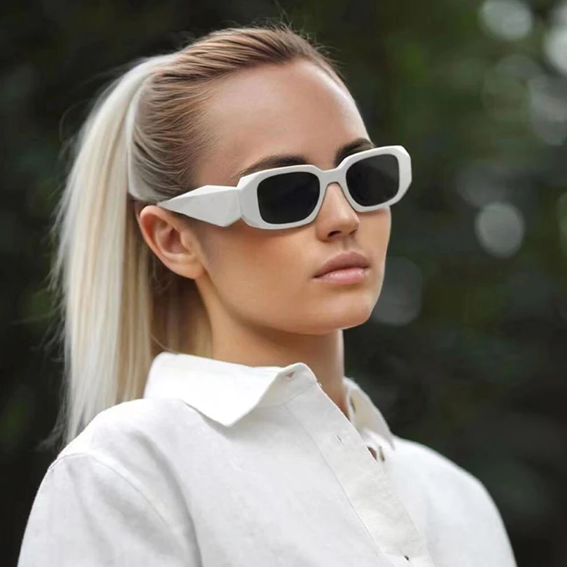 Top Quality Luxury Sunglasses Women Men Rectangle Acetate Frame Female Sun Glasses Fashion Style Grey Lens Lady Eyewear with Box
Top Quality Luxury Sunglasses Women Men Rectangle Acetate Frame Female Sun Glasses Fashion Style Grey Lens Lady Eyewear with Box
