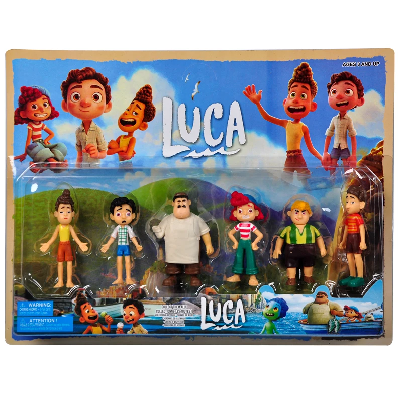 Disney Movie Pixar Luca Alberto Machiavelli Giulia Sea Monster Play Toy Set Luca Anime Figure Doll Toy Birthday Gift for Child
Disney Movie Pixar Luca Alberto Machiavelli Giulia Sea Monster Play Toy Set Luca Anime Figure Doll Toy Birthday Gift for Child