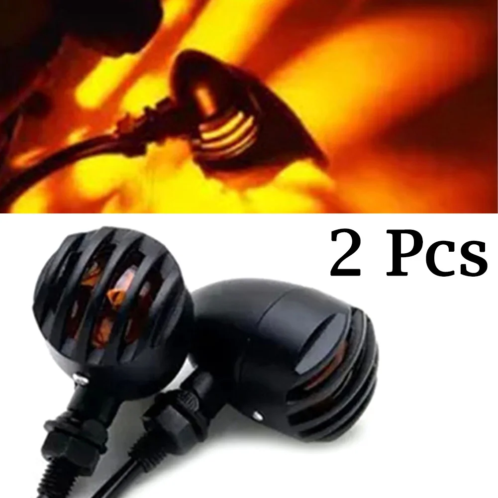1 Pair Black Flasher Motorcycle Turn Signals Lights Blinker Indicator Lamps Amber 12V Directional Accessories For Motorbike
1 Pair Black Flasher Motorcycle Turn Signals Lights Blinker Indicator Lamps Amber 12V Directional Accessories For Motorbike