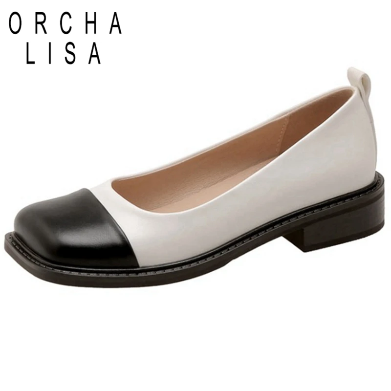 ORCHALISA New Designer Women Pumps Wedding Dress Square Toe Slip On Shoes Low Heels Ladies Party Mixed Color Size 33-43 F1608
ORCHALISA New Designer Women Pumps Wedding Dress Square Toe Slip On Shoes Low Heels Ladies Party Mixed Color Size 33-43 F1608