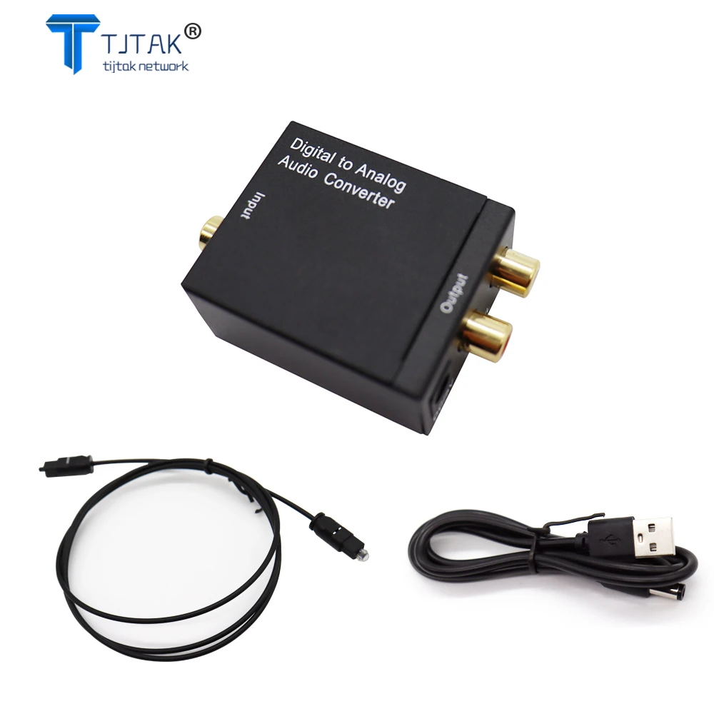Digital to Analog Audio Converter Optical Fiber Coaxial Signal to Analog DAC Spdif Stereo 3.5MM Jack 2*RCA Amplifier Decoder
Digital to Analog Audio Converter Optical Fiber Coaxial Signal to Analog DAC Spdif Stereo 3.5MM Jack 2*RCA Amplifier Decoder