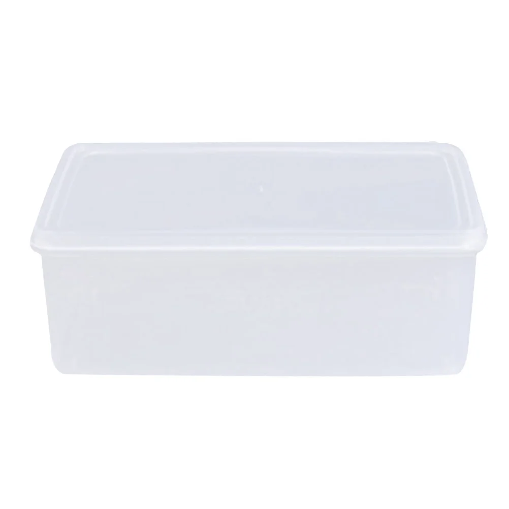 4.4L Single Layer Plastic Crisper Rectangular Transparent Storage Box Dry Food Storage Container with Lid for Home Kitchen Bar
4.4L Single Layer Plastic Crisper Rectangular Transparent Storage Box Dry Food Storage Container with Lid for Home Kitchen Bar