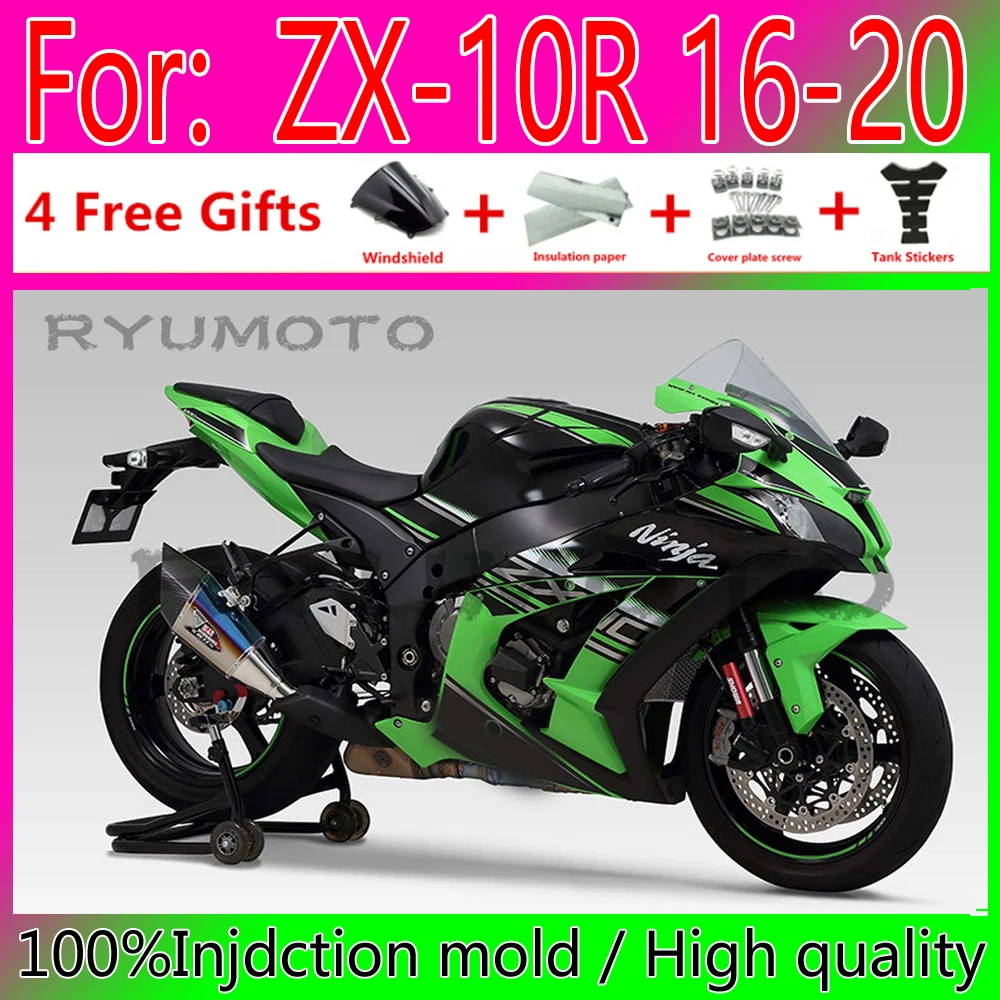 NEW Motorcycle Injection Full Fairings For Kawasaki ZX-10R ZX10R 2016 - 2020 16 17 18 19 20 Bodywork Fairing black green
NEW Motorcycle Injection Full Fairings For Kawasaki ZX-10R ZX10R 2016 - 2020 16 17 18 19 20 Bodywork Fairing black green