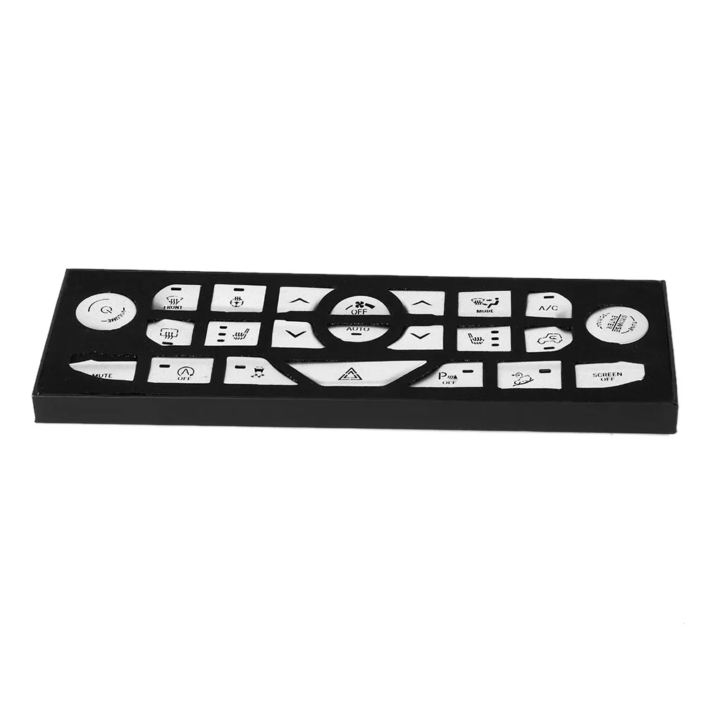 23Pcs Center Console Button Sticker Cover Trim Fit for Jeep Wrangler JL 2018+ center
23Pcs Center Console Button Sticker Cover Trim Fit for Jeep Wrangler JL 2018+ center