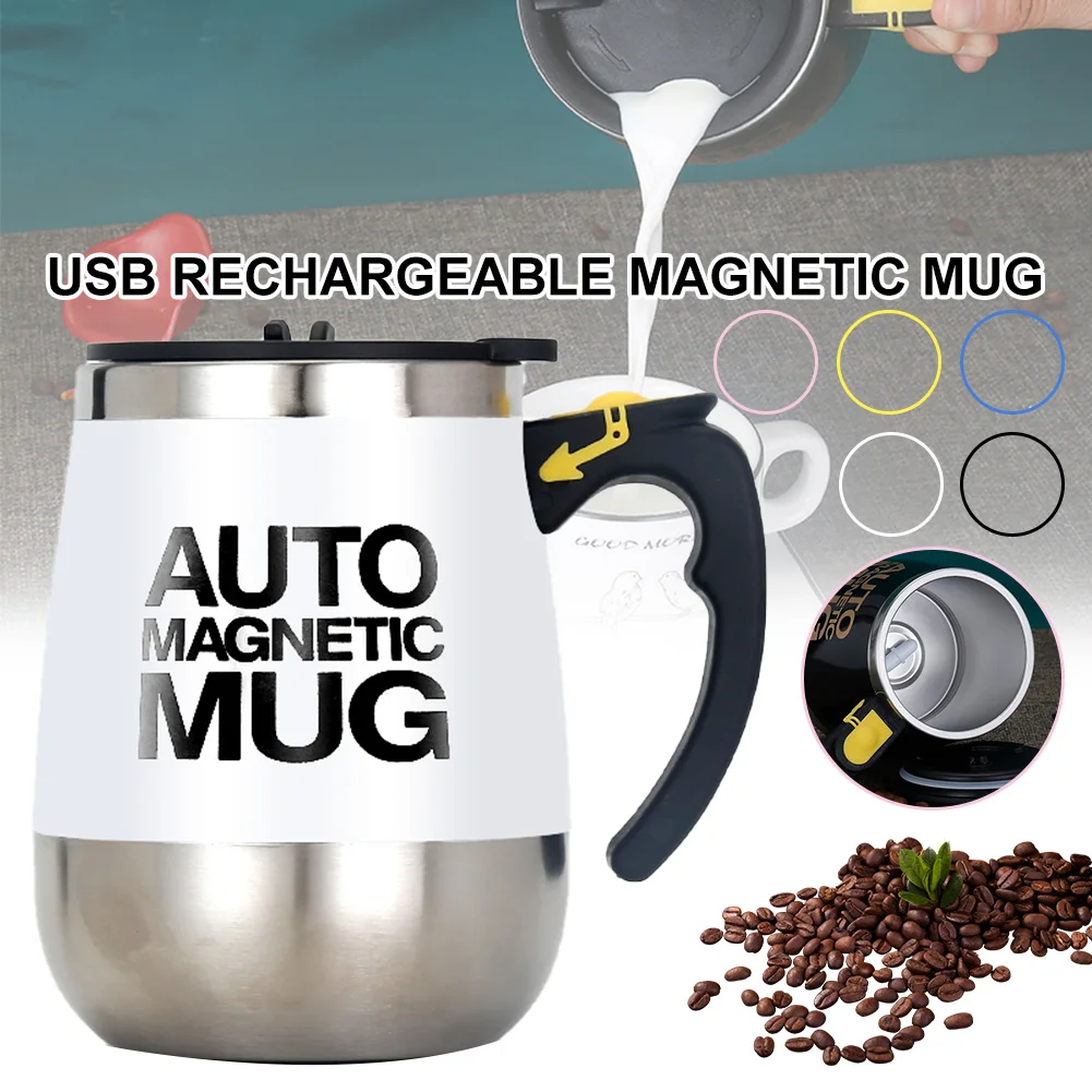 Automatic Self Stirring Magnetic Mug Creative 304 Stainless Steel Coffee Milk Mixing Cup Blender Smart Mixer Thermal Cups
Automatic Self Stirring Magnetic Mug Creative 304 Stainless Steel Coffee Milk Mixing Cup Blender Smart Mixer Thermal Cups