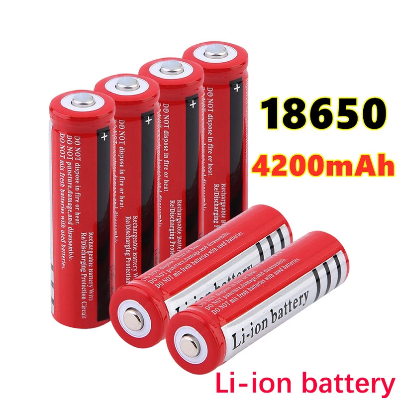 100%original 2-10 PCS 18650Batterie 3,7V 4200mAh wiederaufladbare Liionsbatterie für Led Taschenlampe Torch Batery Litio Battery
100%original 2-10 PCS 18650Batterie 3,7V 4200mAh wiederaufladbare Liionsbatterie für Led Taschenlampe Torch Batery Litio Battery