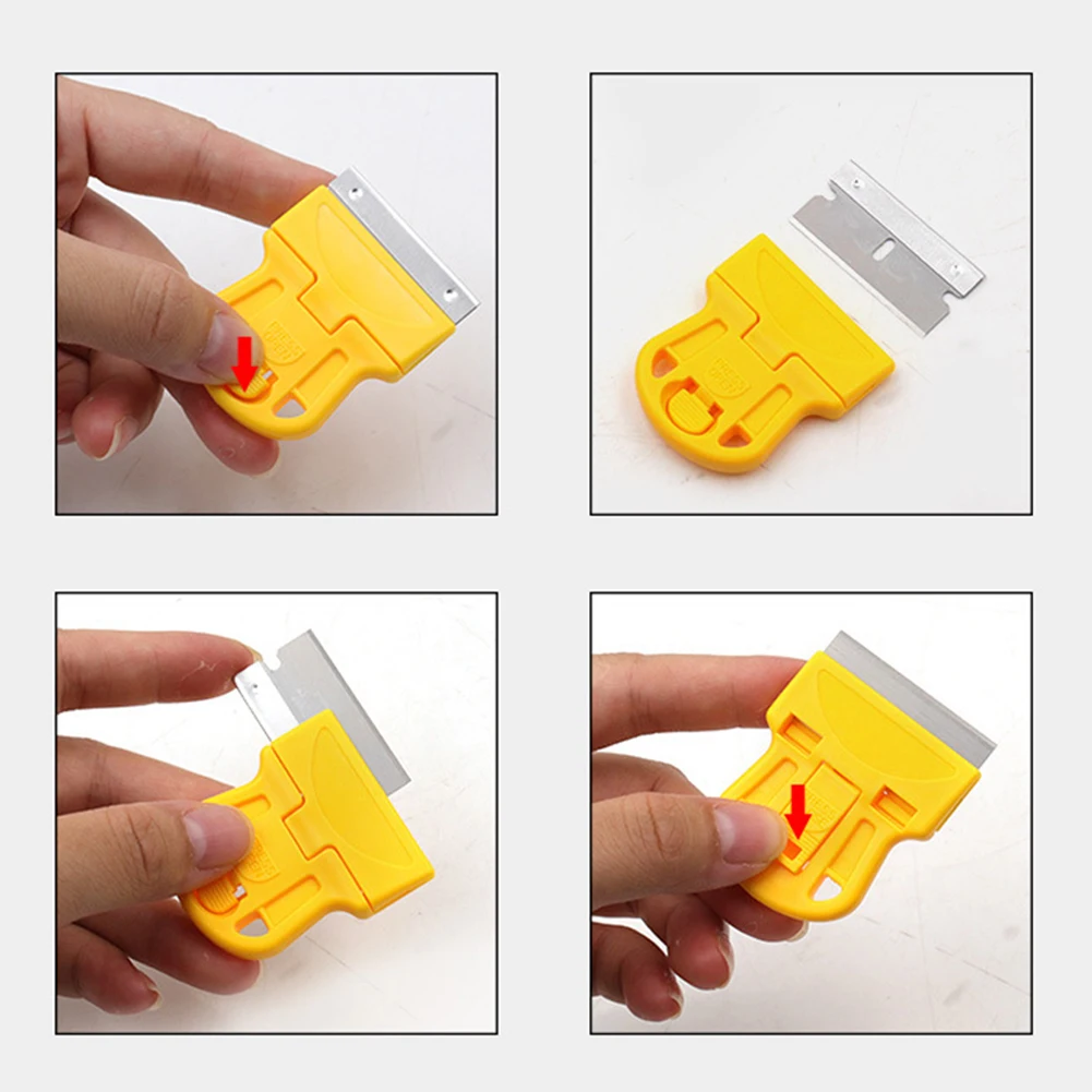 Degumming Tool Sided Razor Scraper Home Clean Cleaning Tool Plastic Blade Convinient Glass Cleaning Hand Tools
Degumming Tool Sided Razor Scraper Home Clean Cleaning Tool Plastic Blade Convinient Glass Cleaning Hand Tools