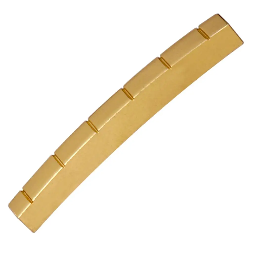 6 String 43mm Slotted Brass Nut for ST TL Electric Guitar Replacement Parts 43 x 3.2 x 5.2mm 
6 String 43mm Slotted Brass Nut for ST TL Electric Guitar Replacement Parts 43 x 3.2 x 5.2mm