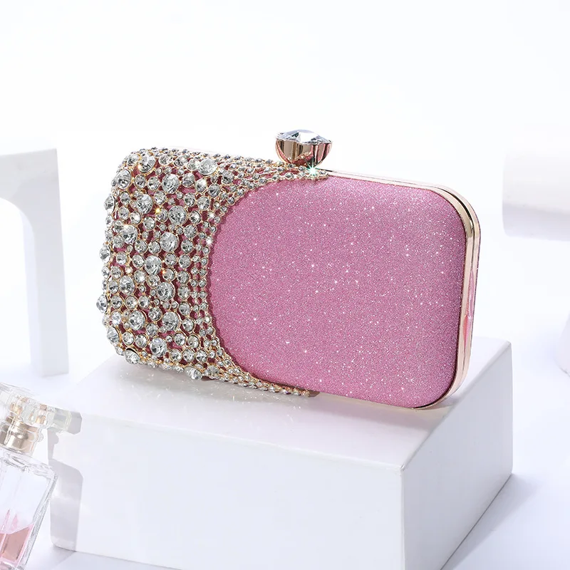 Diamond-encrusted Evening Bag Women's Hand-held Gift Bag Didi Shining Celebrity Banquet Cheongsam Handbag Cosmetic Bag
Diamond-encrusted Evening Bag Women's Hand-held Gift Bag Didi Shining Celebrity Banquet Cheongsam Handbag Cosmetic Bag