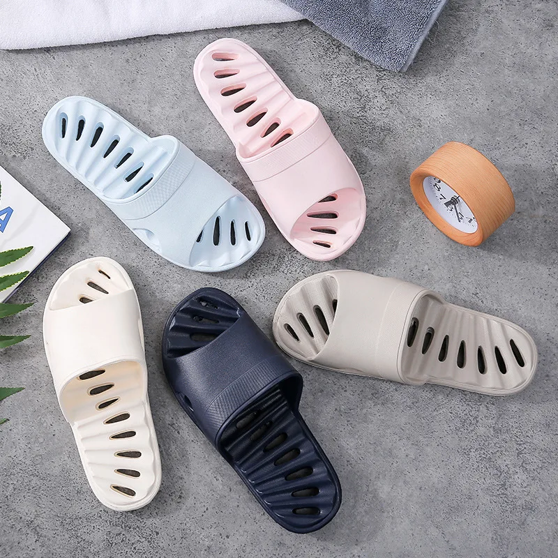 Summer bathroom slippers women hotel flip-flops household indoor non-slip soft bottom pure color leaking slipper wholesale
Summer bathroom slippers women hotel flip-flops household indoor non-slip soft bottom pure color leaking slipper wholesale