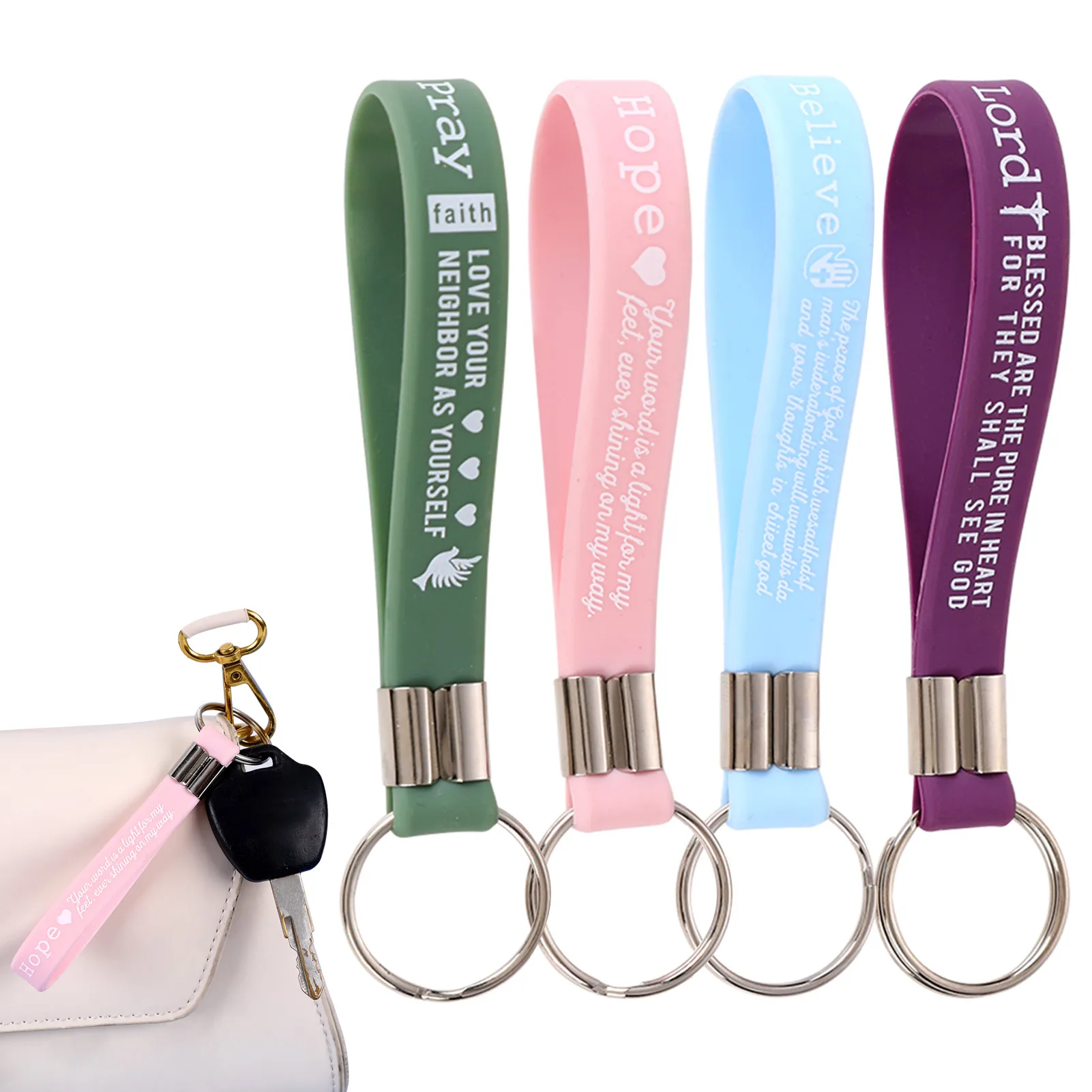 Christian Bible Keychains Christian Religious Keychains With Bible Verses Silicone Key Chains Christian Gifts For Church First
Christian Bible Keychains Christian Religious Keychains With Bible Verses Silicone Key Chains Christian Gifts For Church First