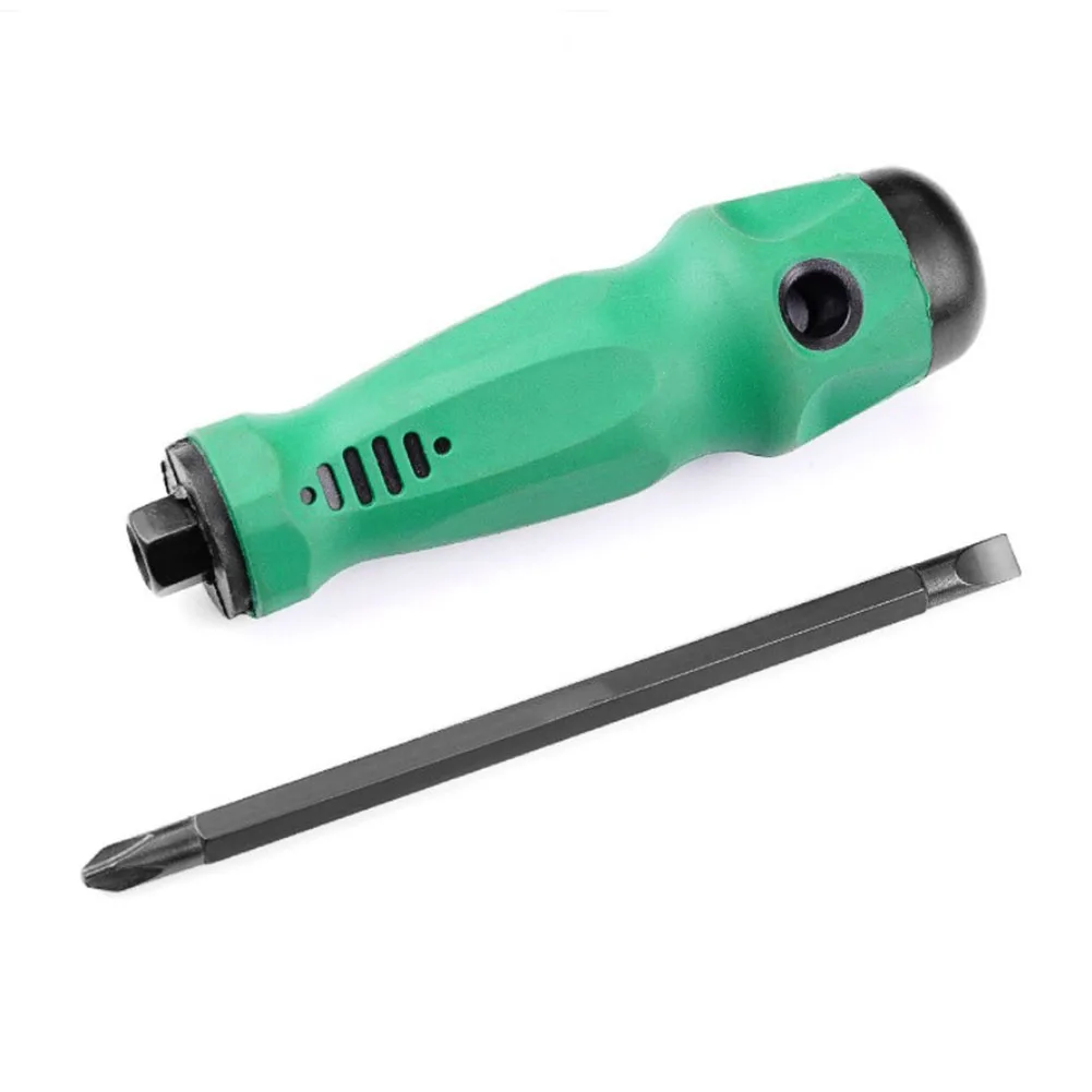 1pc 195mm Length Double Heads Screwdriver Slotted Cross Screwdriver 6mm Bit Screw Driver Remover Household Repair Hand Tool
1pc 195mm Length Double Heads Screwdriver Slotted Cross Screwdriver 6mm Bit Screw Driver Remover Household Repair Hand Tool
