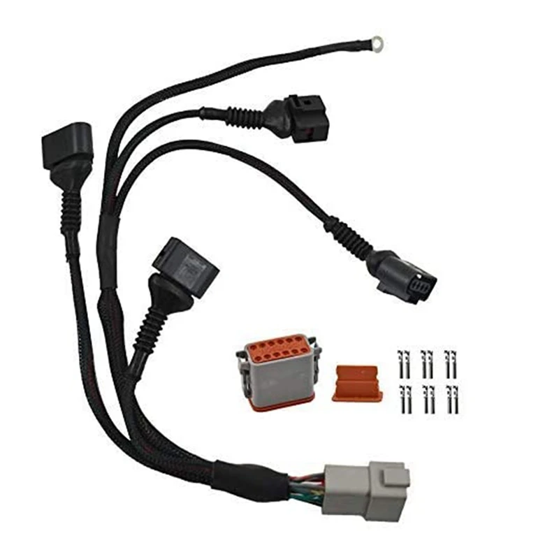 1.8T Ignition Coil Wiring Harness Loom For 1997-2006 TT A4 Quattro Golf Jetta Passat Beetle 1.8L Turbocharged
1.8T Ignition Coil Wiring Harness Loom For 1997-2006 TT A4 Quattro Golf Jetta Passat Beetle 1.8L Turbocharged