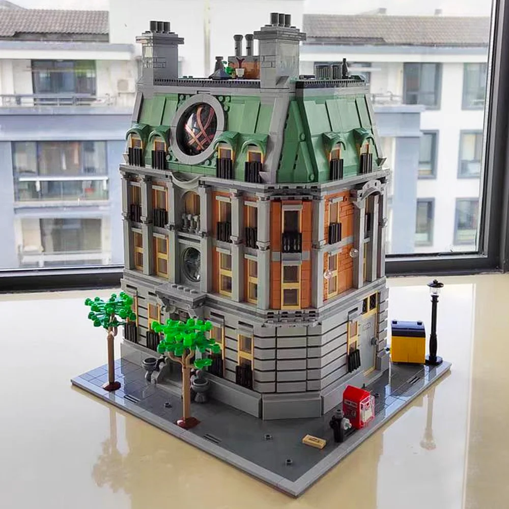 Ideas Doctor Strangeed Sanctorum Sanctum Street View Model Holy of Holiesed 76218 Moc Building Blocks Bricks Kids Toys Gift
Ideas Doctor Strangeed Sanctorum Sanctum Street View Model Holy of Holiesed 76218 Moc Building Blocks Bricks Kids Toys Gift
