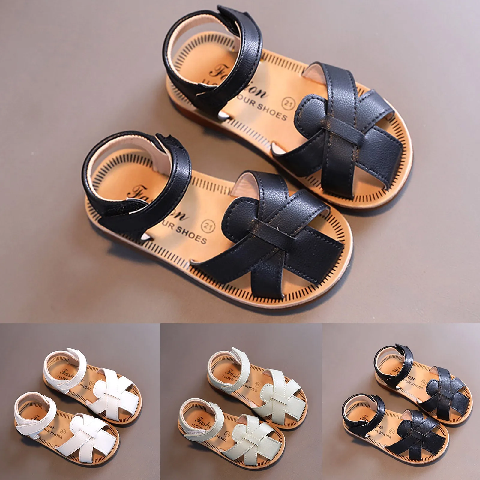 Solid Color Kids Sandals Girls Princess Beach Non-slip Shoes Casual Cross Criss Bandage Shoes Sandals Children Sole Hook Shoes
Solid Color Kids Sandals Girls Princess Beach Non-slip Shoes Casual Cross Criss Bandage Shoes Sandals Children Sole Hook Shoes