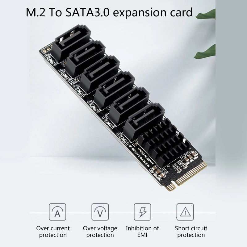 Pcie M.2 M Key to Expansion Card 6 Full Speed Ports 6G Transfer Expansion Hard Drive for Win7 / 8/10 / Linux
Pcie M.2 M Key to Expansion Card 6 Full Speed Ports 6G Transfer Expansion Hard Drive for Win7 / 8/10 / Linux