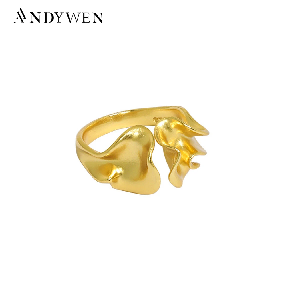 ANDYWEN 925 Sterling Silver 2021 Heart Open Resizable Ring Adjustable Women Fine Jewelry Wedding Luxury Gift Jewelry Rock Punk
ANDYWEN 925 Sterling Silver 2021 Heart Open Resizable Ring Adjustable Women Fine Jewelry Wedding Luxury Gift Jewelry Rock Punk