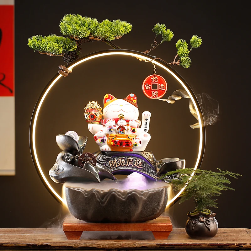 Water Zen Incense Burner Electric Office Enscens Backflow Container Room Vaporizers Cascada De Incienso Water Cascade Decoration
Water Zen Incense Burner Electric Office Enscens Backflow Container Room Vaporizers Cascada De Incienso Water Cascade Decoration