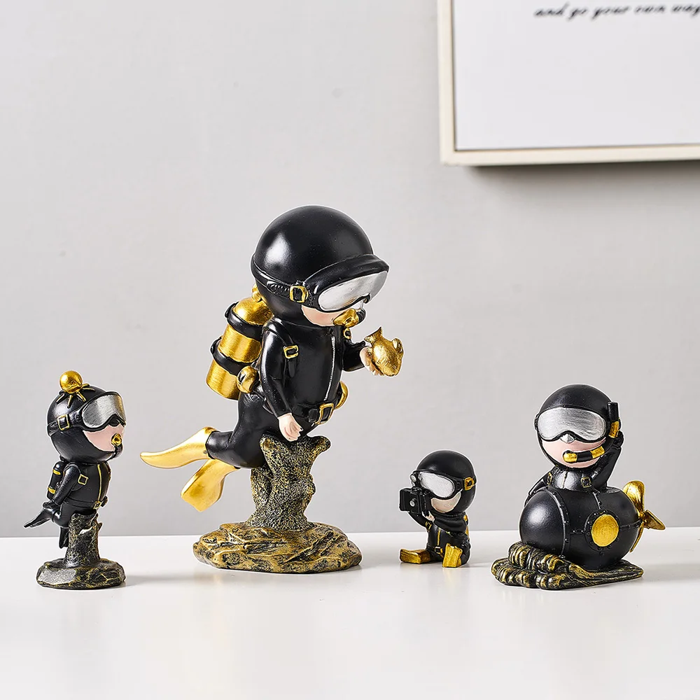 Modern home Statues Sculptures decoration accessories Resin figure wine cabinet ornaments decoration Miniature Home Decor Gift
Modern home Statues Sculptures decoration accessories Resin figure wine cabinet ornaments decoration Miniature Home Decor Gift