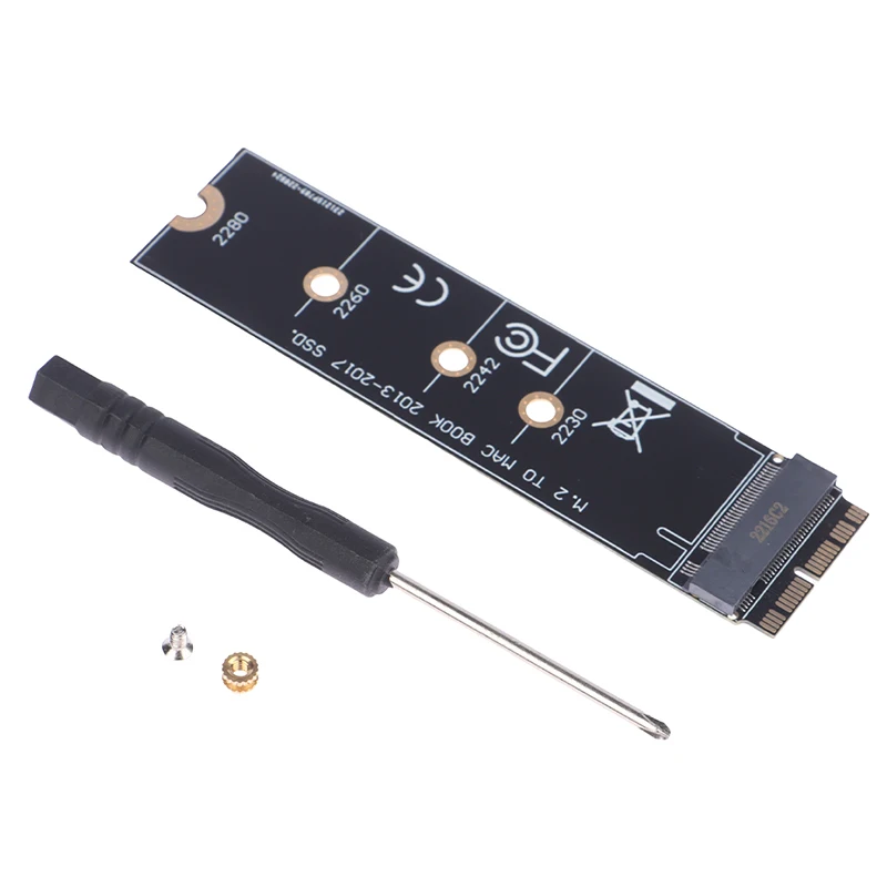 1 шт. M2 SSD адаптер M.2 PCIE NVME SSD преобразователь карты Внутренний твердотельный накопитель для Apple Macbook Air Pro 
1 шт. M2 SSD адаптер M.2 PCIE NVME SSD преобразователь карты Внутренний твердотельный накопитель для Apple Macbook Air Pro