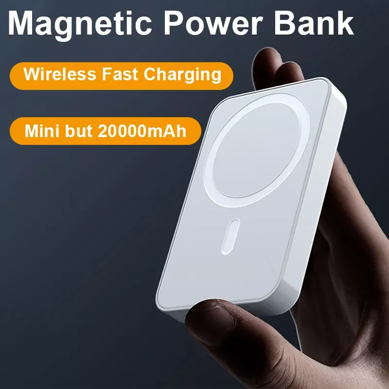 2023New 20000mAh Magnetic Power Bank Mini Portable Large Capacity Charger PD20W Wireless Fast Charge External Battery for iPhone
2023New 20000mAh Magnetic Power Bank Mini Portable Large Capacity Charger PD20W Wireless Fast Charge External Battery for iPhone