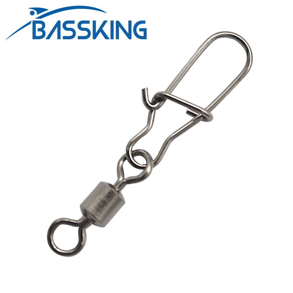 BASSKING 20 шт. аксессуары для ловли щуки коннектор штифт подшипник качения Вертлюг из нержавеющей стали защелкивающийся рыболовный крючок для ...
BASSKING 20 шт. аксессуары для ловли щуки коннектор штифт подшипник качения Вертлюг из нержавеющей стали защелкивающийся рыболовный крючок для ...