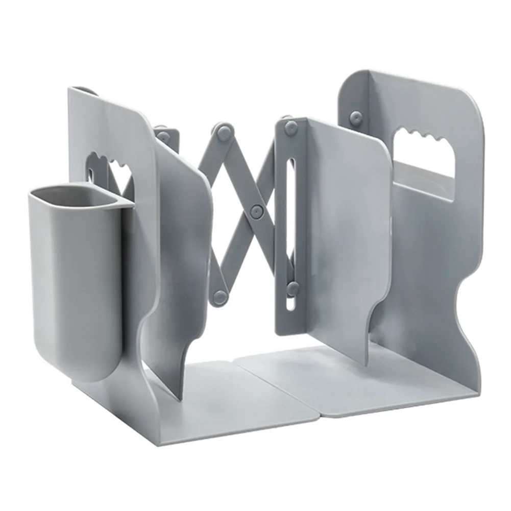 Adjustable Bookend Book Holder Retractable Book Stand Multi Compartments With Pen Holder Desktop Organizer Home Office
Adjustable Bookend Book Holder Retractable Book Stand Multi Compartments With Pen Holder Desktop Organizer Home Office