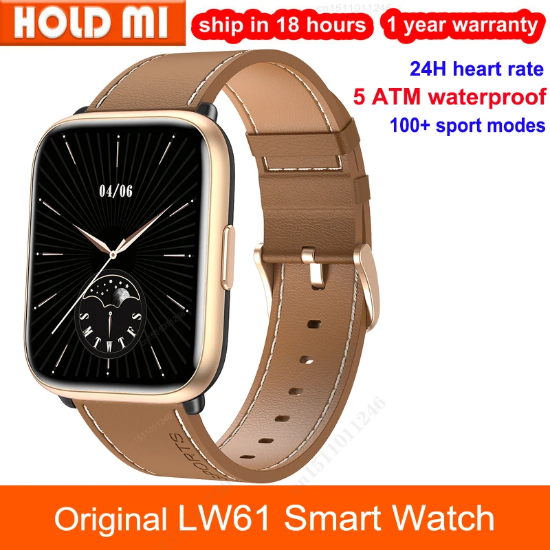 New LW61 Smart Watch Men 1.78 inch Heart Rate Monitor Fitness Bracelet Tracker 100+ Sport Modes 5ATM Waterproof Smartwatch Women
New LW61 Smart Watch Men 1.78 inch Heart Rate Monitor Fitness Bracelet Tracker 100+ Sport Modes 5ATM Waterproof Smartwatch Women