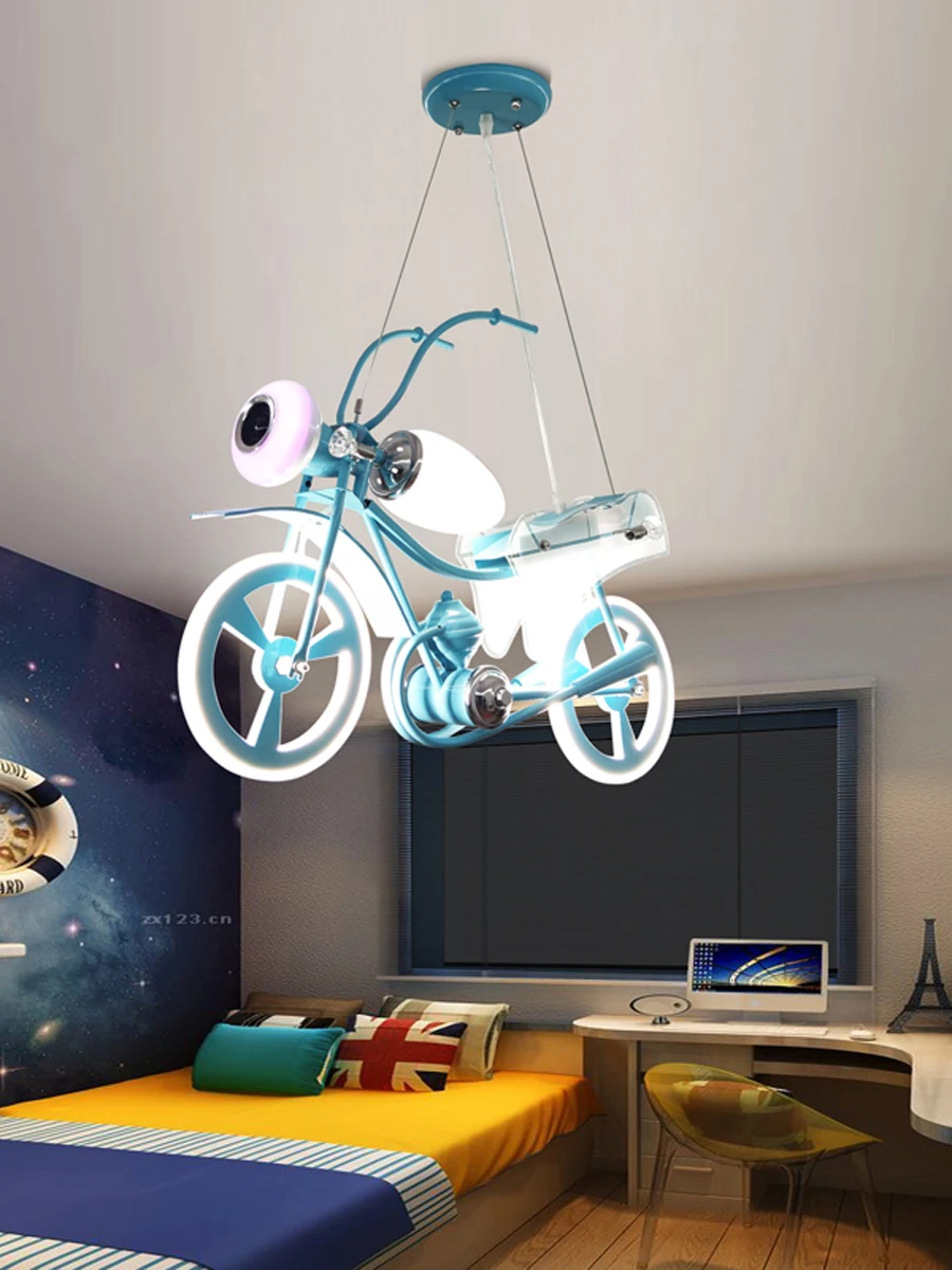 Full Spectrum Eye Protection Bedroom Creative Special Decoration Motorcycle Children's Room Chandelier Boy Clothes Shop
Full Spectrum Eye Protection Bedroom Creative Special Decoration Motorcycle Children's Room Chandelier Boy Clothes Shop