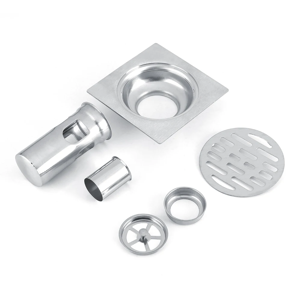 Thickened Stainless Steel Home Bathroom Shower Kitchen Anti-odor Floor Drain Waste Grate Floor
Thickened Stainless Steel Home Bathroom Shower Kitchen Anti-odor Floor Drain Waste Grate Floor