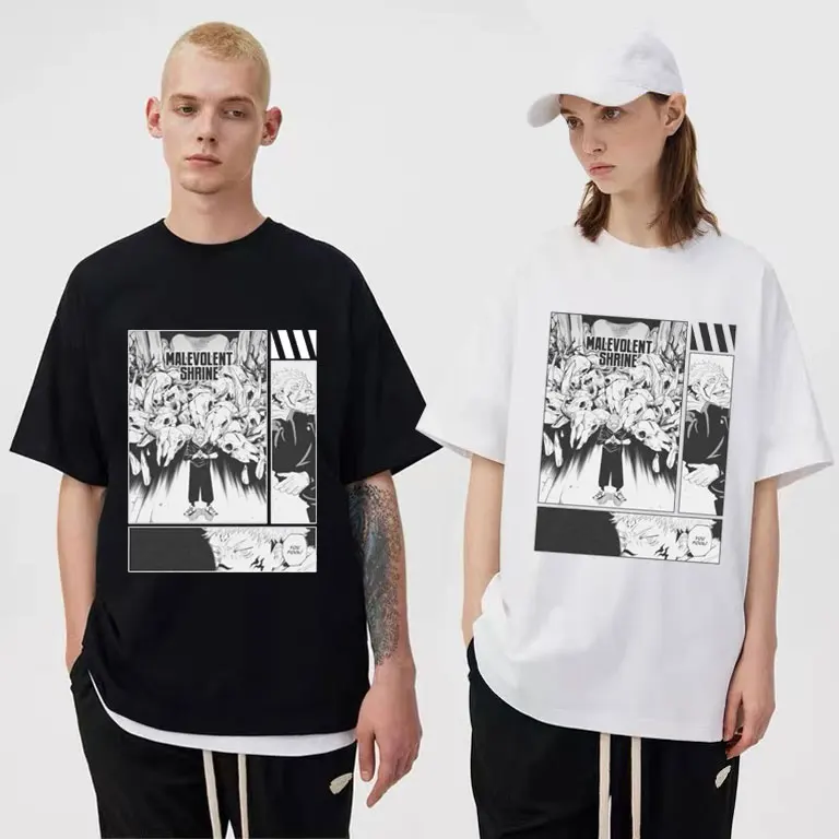 Anime Jujutsu Kaisen Pattern Tshirt Itadori Yuji and Ryomen Sukuna Print T Shirt Men Women Trend Short Sleeve Mens EU Loose Tees
Anime Jujutsu Kaisen Pattern Tshirt Itadori Yuji and Ryomen Sukuna Print T Shirt Men Women Trend Short Sleeve Mens EU Loose Tees