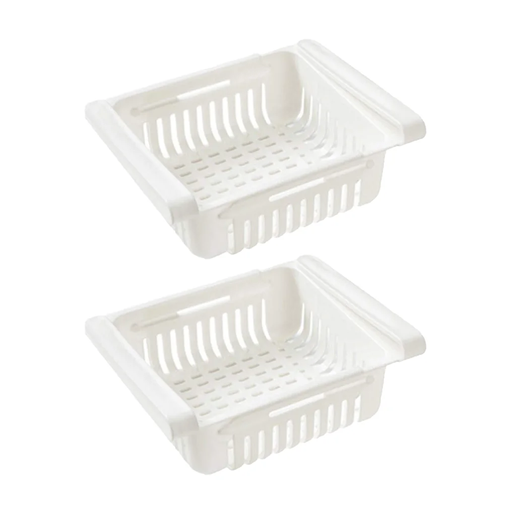 2 Pcs Freezer Storage Bins Fridge Drawer Vegetable Tray Minifridge Refrigerator Partition Sliding Shelf Under Organizer Baskets
2 Pcs Freezer Storage Bins Fridge Drawer Vegetable Tray Minifridge Refrigerator Partition Sliding Shelf Under Organizer Baskets