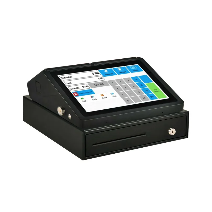 Android 11.0 Wifi Cash Register Desktop All in one Pos Printer Financial Equipment Tablet Smart Pos Terminal
Android 11.0 Wifi Cash Register Desktop All in one Pos Printer Financial Equipment Tablet Smart Pos Terminal