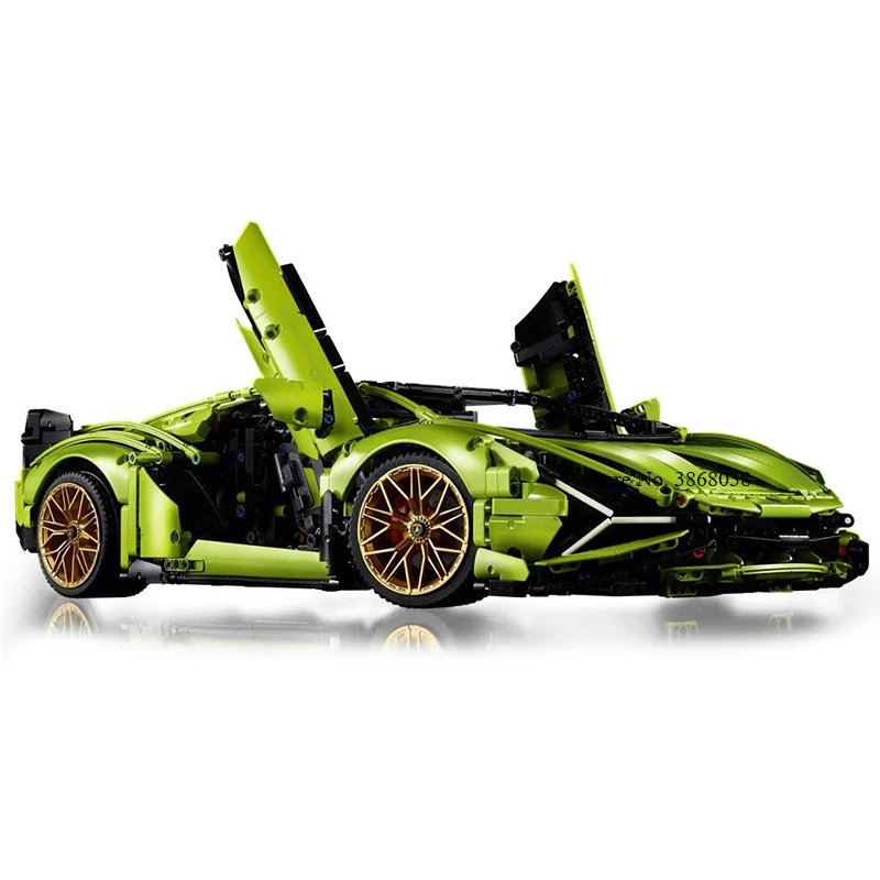 Новый высокотехнологичный гоночный автомобиль Lamborghinied Sian Fkp 37 кирпичей, совместимый с 42115 строительными блоками, игрушки для детей, рождеств...
Новый высокотехнологичный гоночный автомобиль Lamborghinied Sian Fkp 37 кирпичей, совместимый с 42115 строительными блоками, игрушки для детей, рождеств...
