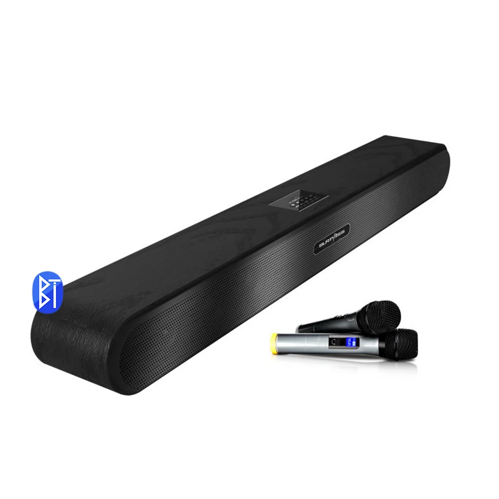Home Theater HI-FI SoundBar With Two 3D surround sound Wireless Karaoke Microphone Room Soundbox Speaker
Home Theater HI-FI SoundBar With Two 3D surround sound Wireless Karaoke Microphone Room Soundbox Speaker